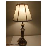 Brass table lamp 25"
