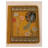 Antique scrapbook / notebook Patented 1876; dated