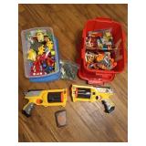 Asst pokï¿½mon, legos, Nerf guns, magic the