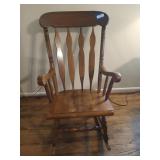 Wood rocking chair