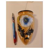 Gorgeous wall vase 5.5" Japan