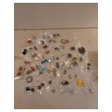 Large Collection of assorted costume earrings