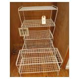 6 organizer shelves: 8x12x18 up to 10x16x22