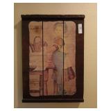 Wooden wall decor 24x17