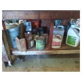 Contents under table: insecticides, paint