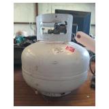 Small propane tank