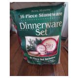 Royal seasons 16-piece stoneware dinnerware set