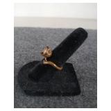 Copper cat ring 3.2 g size 5