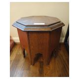 Wood storage ottoman 15x15x15