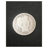 1906-s Barber half dollar