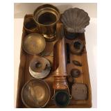 Asst brass / copper items