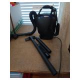 Oreck portable vacuum cleaner with attachments