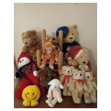 Teddy bears, monkeys, stuffed animals, oh my