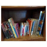 Asst kids books, other books, puzzles