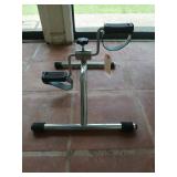 Stationary leg trainer