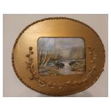 Antique wooden picture frame 15x18