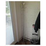 72" aluminum coat rack w/ size L/XL jackets