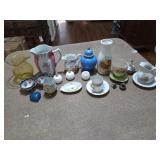 Asst collectibles, glassware