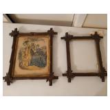 Carved wood picture frames 15x13 & 18x15 and many