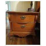 Lexington oak 2 drawer nightstand 26x26x18