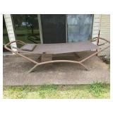 Metal frame hammock style lounger 8