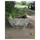 Concrete planter 10x14x14