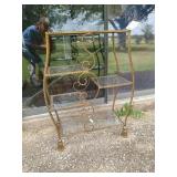 Metal planter / display shelf 32 x 24 x 10 w/