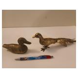 Brass duck, roadrunner