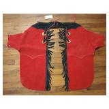 Kids leather chaps size 12