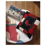 2 plastic tubs of Christmas