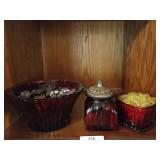 50th anniversary serving set, wedding garter,