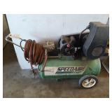 Speedaire 10 gallon air compressor, runs but has
