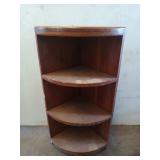 Oak corner shelf 33x12x12