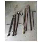 Tractor top links, draw bars, etc