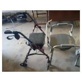 Nice rolling walker with seat and portable cool