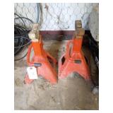 Pair of 3 ton jack stands