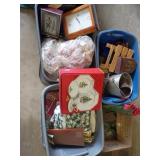 Four boxes of miscellaneous Christmas galvanized