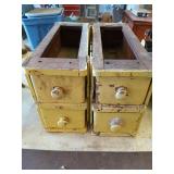 Sewing machine drawers wooden
