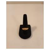 Size 7 and 1/4 ring marked 14K FJG 969?