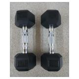 Pair of 10 lb hand weights