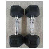 Pair of 10 lb hand weights