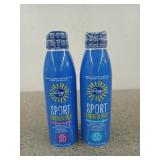 New SPF 30, 50 sport sunscreen sprays