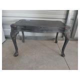 Antique coffee table Queen Anne legs 18 x 28 x 18