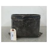 Bacillar Baker, Knapp & Tubs metal planter 8x9x13