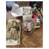 5 dolls & Tree Topper