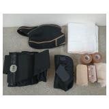 Asst braces, Acr bandages, bandage wrap