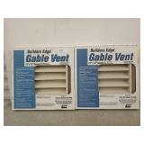 2 new gable vents 12x12