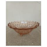 Fostoria Americana pink serving bowl 10"