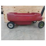 Plastic radio flyer wagon