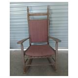 Wooden rocking chair